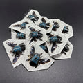 Xylocopa Caerulea (Lot of 10)  Carpenter bee specimens